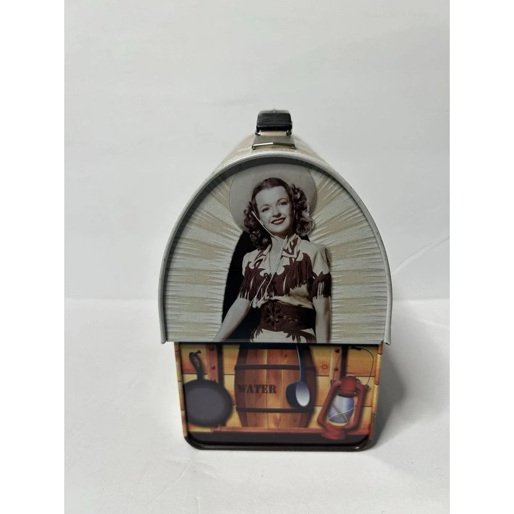 Roy Rogers Dale Evans‎ Chow Wagon Metal Lunch Box Treasure Chest Nostalgia